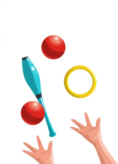Illustration juggle - Image 1