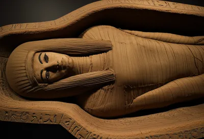 Illustration mummified