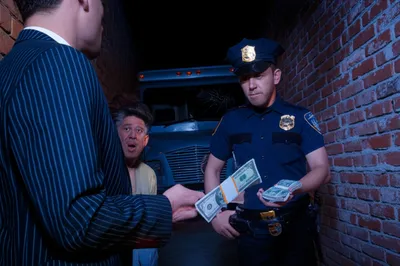 Illustration racketeer - Image 1