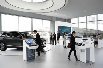 Illustration showroom