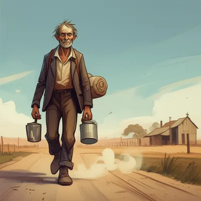 Illustration swagman - Image 1