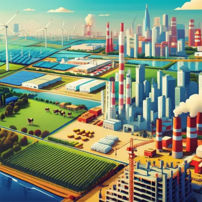 Illustration sectors - Image 1