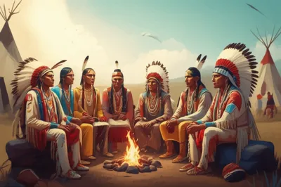 Illustration powwowed - Image 1