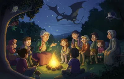 Illustration folktales