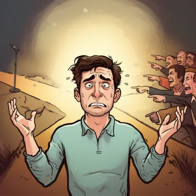 Illustration embarrassment - Image 1