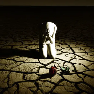 Illustration repenting