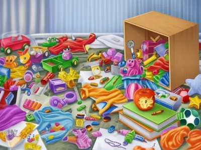 Illustration untidy - Image 1