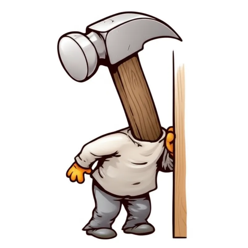 Visuelle Illustration von hammerhead: Dummkopf, Trottel - Bild 1