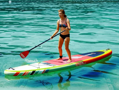 Illustration paddleboard