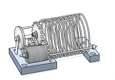 Illustration clockwork