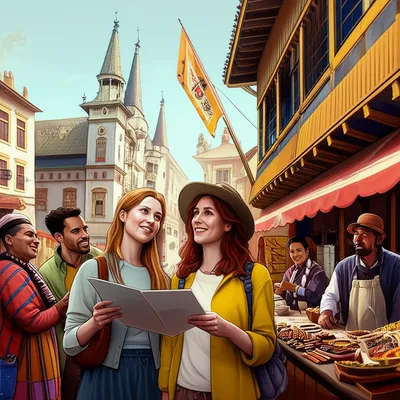 Illustration tourism