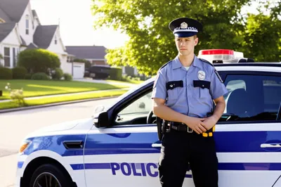 Illustration patrolman