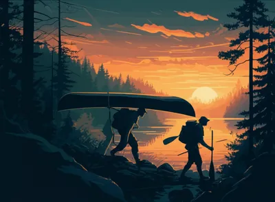 Illustration portage - Image 1