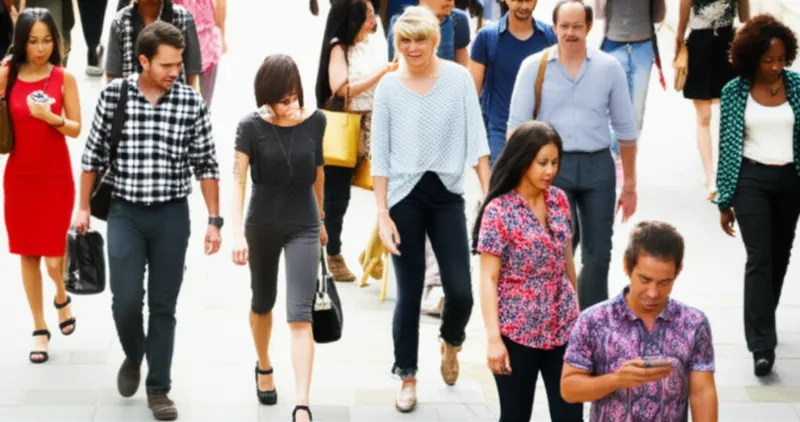 Ilustración visual de la palabra "public" - El público, la gente