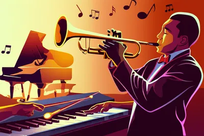 Illustration jazz - Image 1