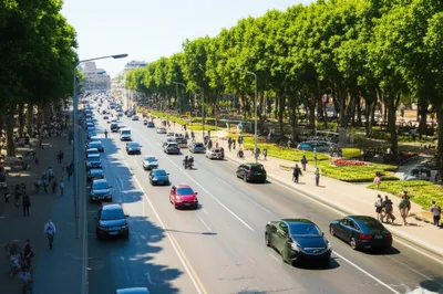 Illustration boulevard