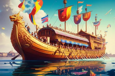 Illustration barges - Image 1