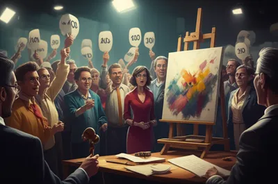 Illustration auctioning