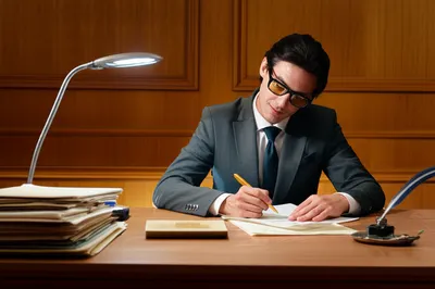 Illustration notary - Image 1