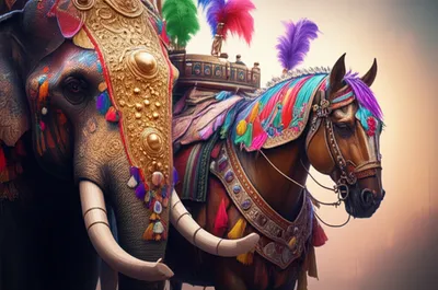 Illustration caparisons - Image 1