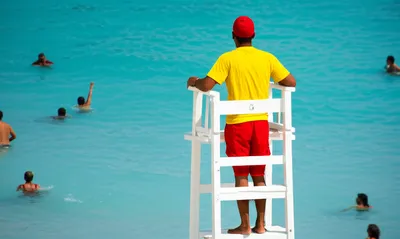 Illustration lifeguard