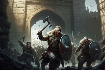 Illustration barbarians - Image 1