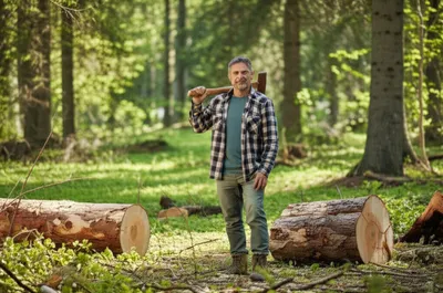 Illustration woodsmen