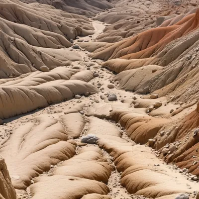 Illustration riverbeds