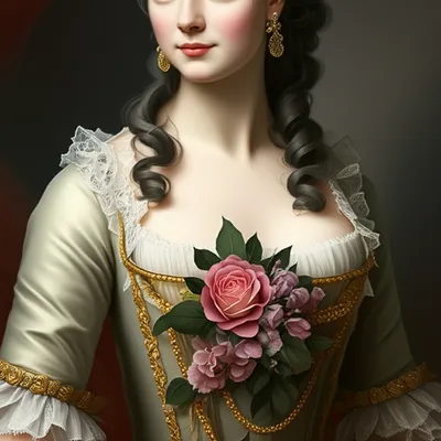 Illustration pompadour - Image 1