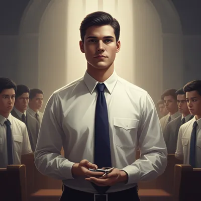 Illustration priest - Image 1