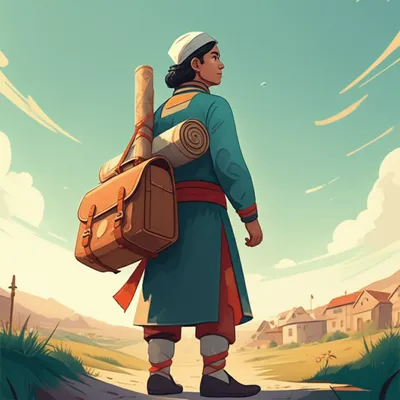 Illustration immigrant