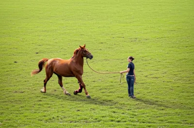 Illustration lunging - Image 1