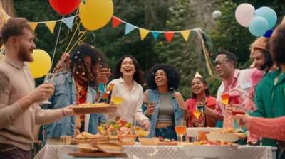 Illustration merrymaking