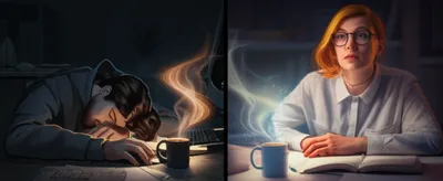 Illustration caffeinated - Image 1