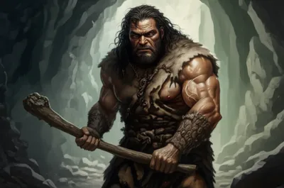 Illustration cavemen - Image 1