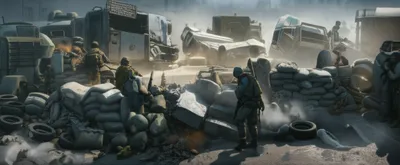 Illustration barricade