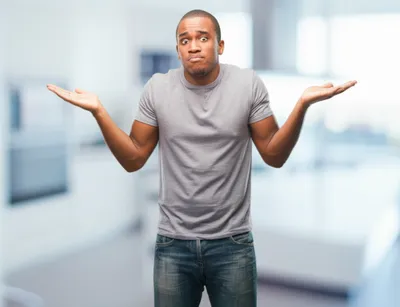 Illustration shrugged