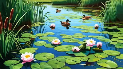 Illustration wetland