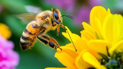 Illustration pollinating