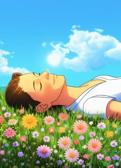 Illustration blissful - Image 1