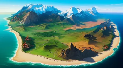 Illustration continents - Image 1