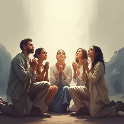 Illustration suppliants