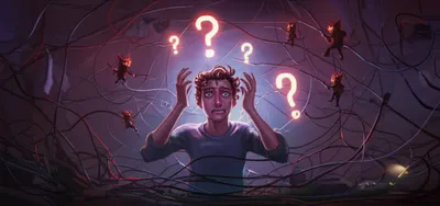 Illustration perplexed - Image 1