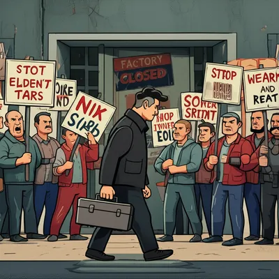 Illustration strikebreaker