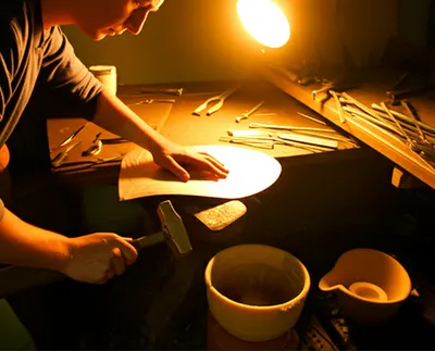 Illustration silversmith