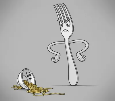 Illustration fork - Image 1