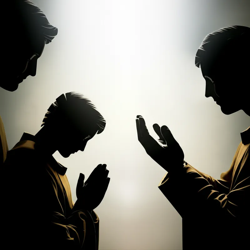 Illustration visuelle du mot « adore » - Adorer, vénérer