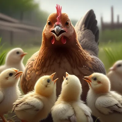 Illustration clucking - Image 1