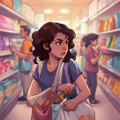 Illustration shoplifts - Image 1