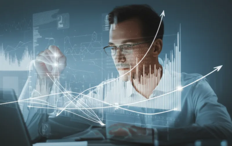 Illustration visuelle du mot « economist » - Économiste